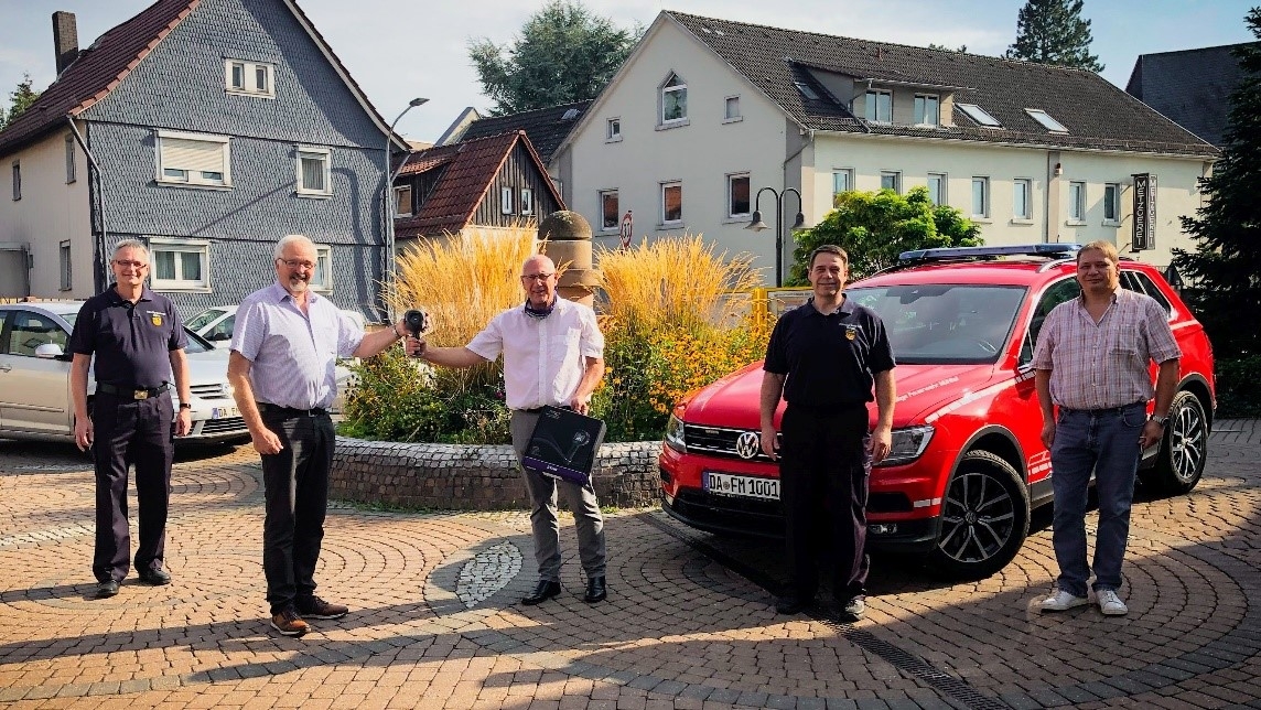 Übergabe Wärmebildkamera